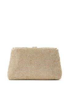 Loeffler Randall Jolene clutch met strik - Goud