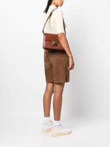 A.P.C. Shopper met logoplakkaat - Bruin