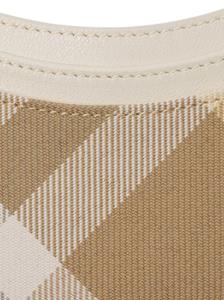 Burberry Rocking Horse geruite leren pasjeshouder - Beige