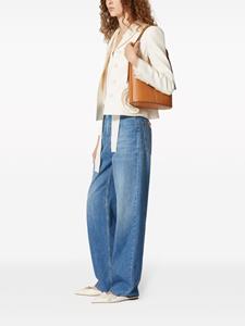Valentino Garavani VLogo leren shopper - Bruin