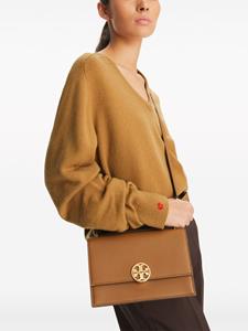 Tory Burch Miller leren schoudertas - Bruin