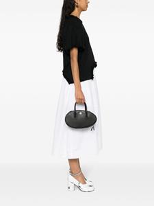 Simone Rocha Egg Case leather bag - Zwart