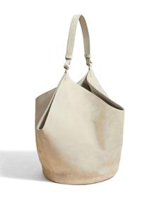 KHAITE Lotus suède shopper - Beige