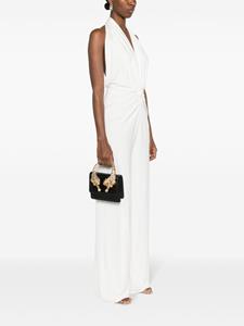 Roberto Cavalli medium Roar leather tote bag - Zwart