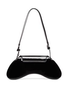 Diesel Play glossy shoulder bag - Zwart