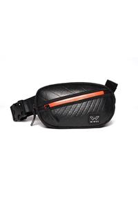 Ecowings Damen vegan Bauchtasche Klick Kiwi Orange