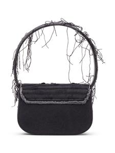 Diesel 1DR canvas shoulder bag - Zwart