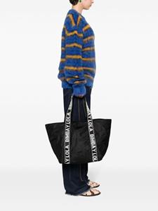 Bimba y Lola Shopper met logo afwerking - Zwart
