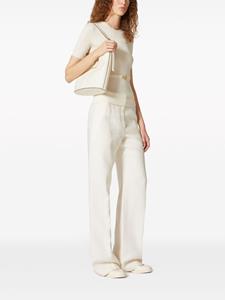 Valentino Garavani VLogo leren shopper - Wit