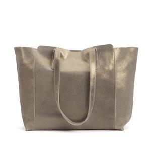 LA REDOUTE COLLECTIONS Handtas in metallic leer