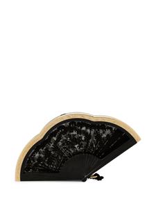 Dolce & Gabbana Dolce Box leren clutch - Zwart