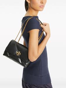 Tory Burch small Kira quilted shoulder bag - Zwart