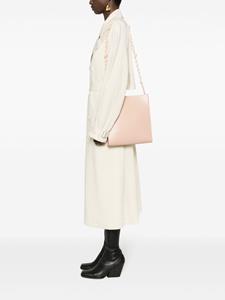 Jil Sander Tangle leather shoulder bag - Roze