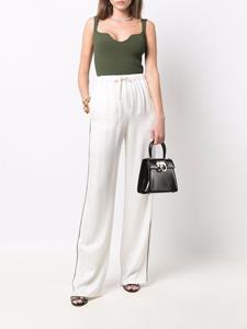 Ferragamo Gancini leren shopper - Zwart