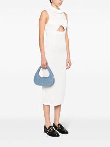 Coperni Baguette Swipe denim tote bag - Blauw