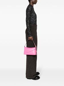 Wandler Oscar leather shoulder bag - Roze