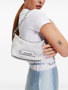 Karl Lagerfeld K/Essential schoudertas met kristallen - Grijs
