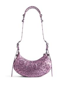 Balenciaga Le Cagole XS leopard-print shoulder bag - Roze