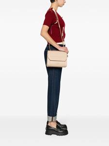 Lancel Ninon leather shoulder bag - Beige