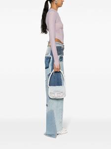 Diesel 1DR denim shoulder bag - Blauw
