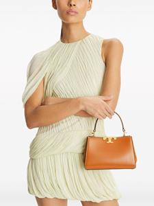 Tory Burch Eleanor leren shopper - Bruin