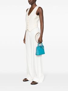 Tory Burch mini Swing leather tote bag - Blauw