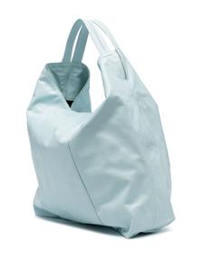 Vic Matie Shopper met logoplakkaat - Blauw