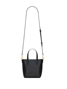 Saint Laurent Shopper met print - Zwart