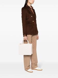 Elisabetta Franchi Shopper met monogram - Wit
