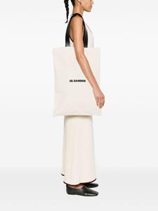 Jil Sander large Flat Shopper tote bag - Beige