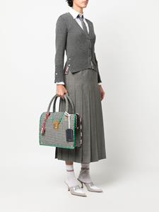 Thom Browne Mrs Thom Hunting tweed draagtas - Zwart
