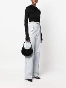 MSGM Hobo tas van imitatieleer - Zwart