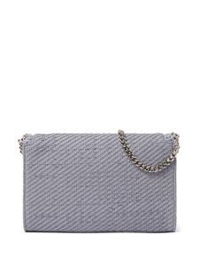 Stella McCartney mini Falabella woven shoulder bag - Blauw