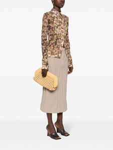 Themoirè Bios Knots clutch - Beige