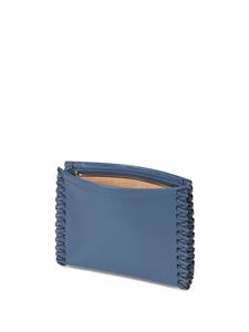 ETRO Leren medium clutch - Blauw