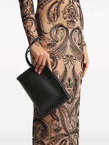 ETRO Leren medium clutch - Zwart