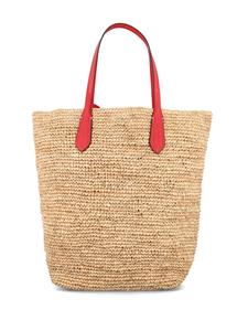 Polo Ralph Lauren Big Pony raffia tote bag - Beige