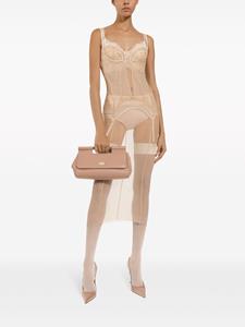 Dolce & Gabbana Sicily leren shopper - Beige