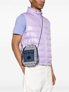 Moncler Makaio monogram crossbody bag - Blauw