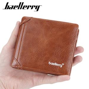 Baellerry korte portefeuilles voor heren, modeontwerp, kaarthouder, portemonnee, klassiek vintage design, zakelijke portemonnee voor heren
