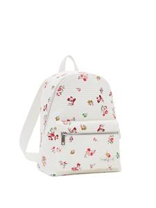 Desigual Rugzak bloemen S - WHITE