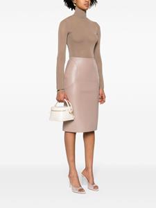 Jacquemus Le Vanito leather shoulder bag - Beige