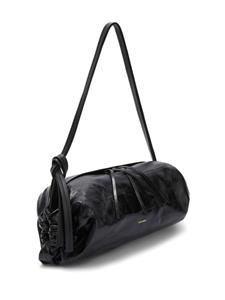 Jil Sander Cushion embossed shoulder bag - Zwart