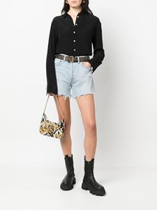 Versace Jeans Couture Shopper met barokprint - Zwart