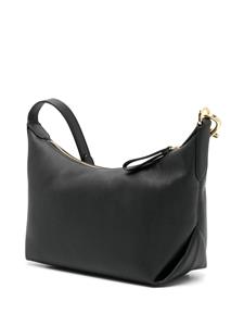 Lauren Ralph Lauren small Kassie leather shoulder bag - Zwart