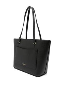 Lauren Ralph Lauren medium Karly leather tote bag - Zwart