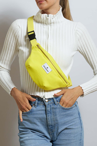 Souleway Damen vegan Gürteltasche Bright Lemon