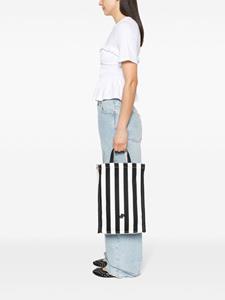 Patou Vertical JP canvas shopper - Wit