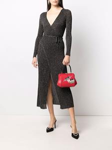 Ulyana Sergeenko Leren shopper - Rood