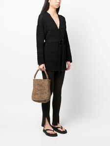 IBELIV Siny geweven shopper - Bruin